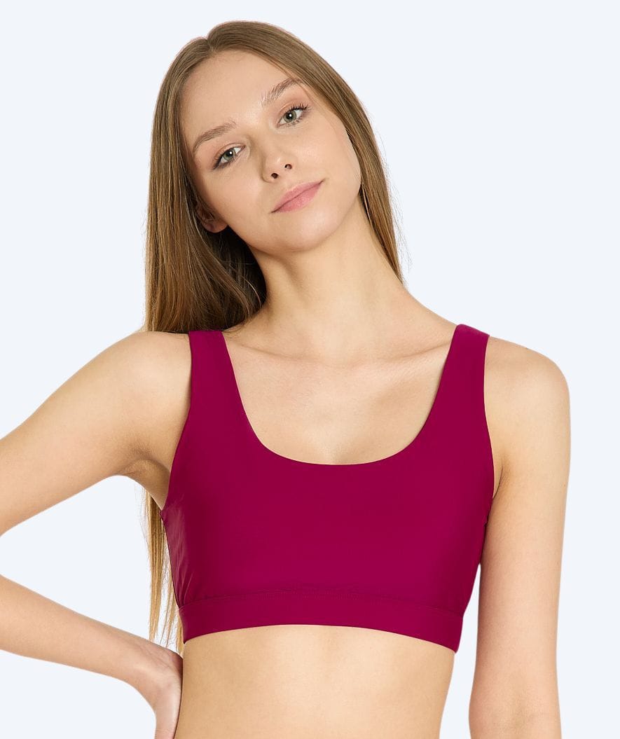 Watery dames bikini top - Remington - Donkerrood