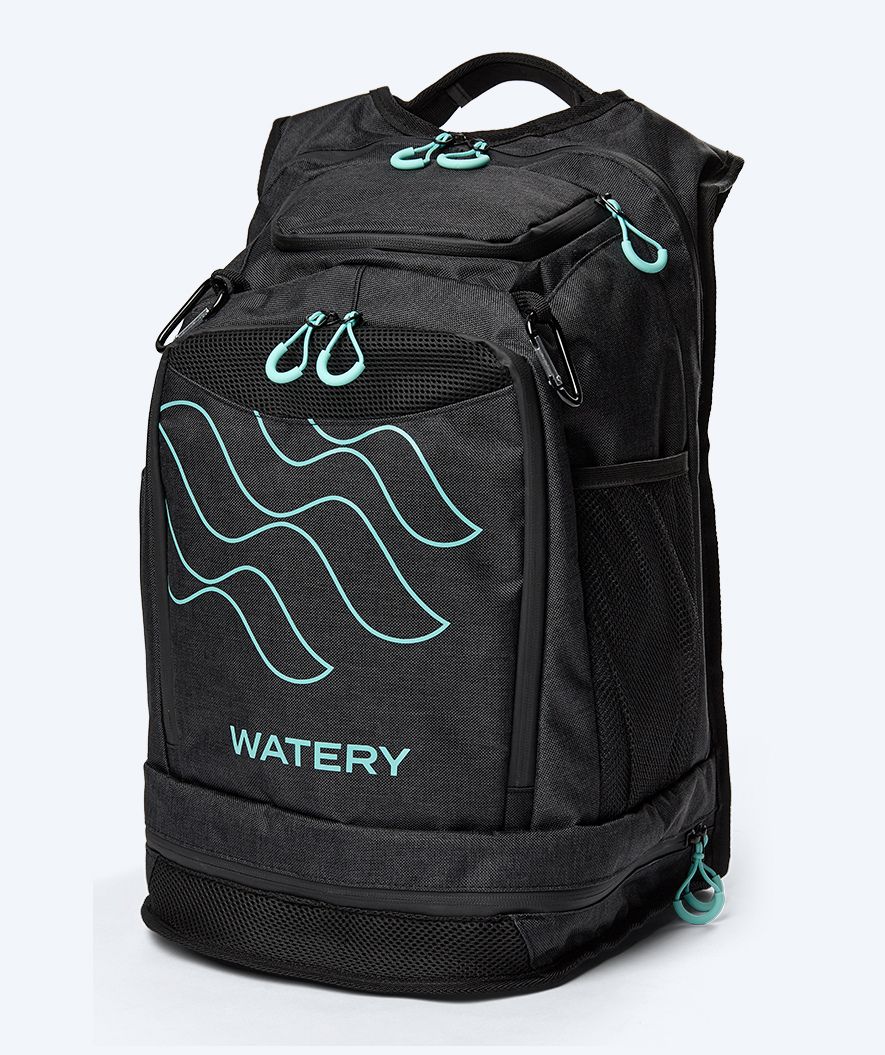 Watery zwemtas - Viper Elite 45L - Zwart/turkoois