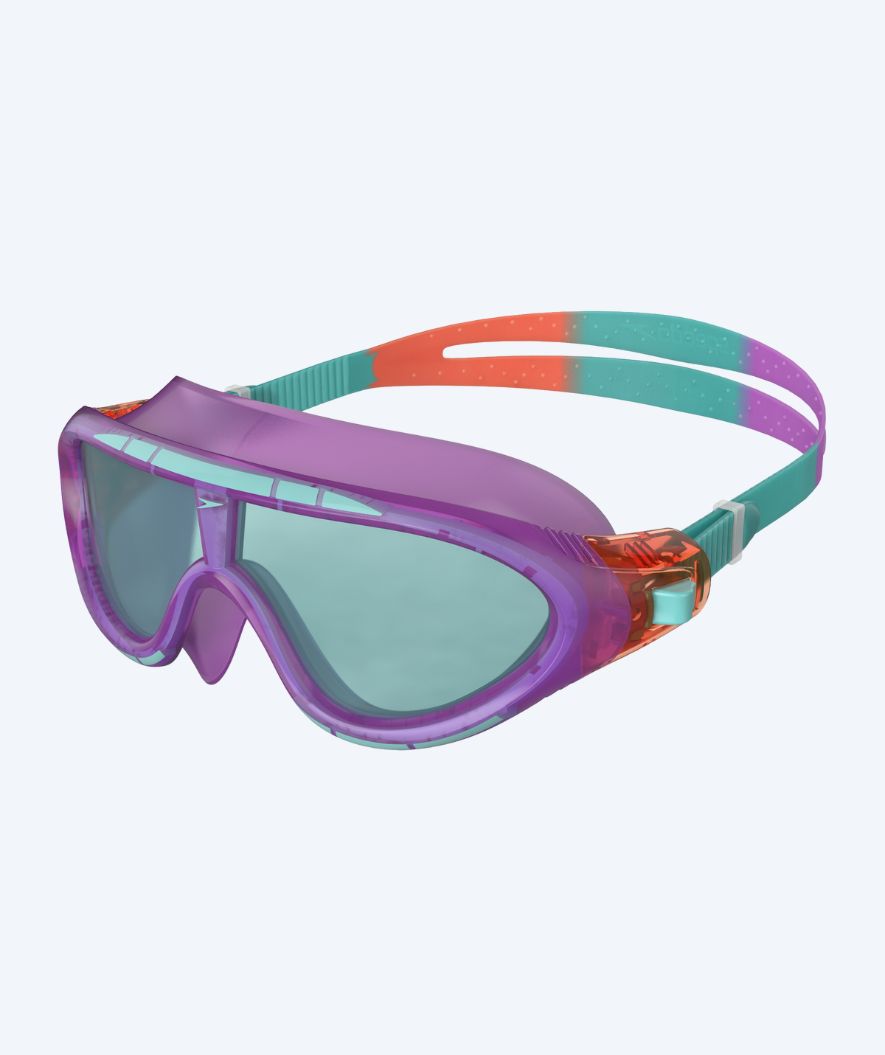 Speedo junior zwemmasker (6-12) - Biofuse Rift - Paars/blauw