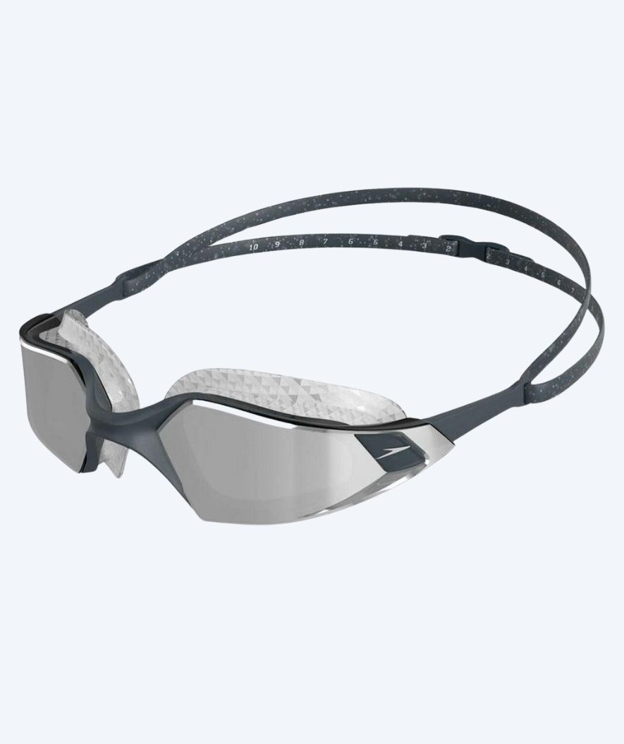 Speedo open water zwembril - AquaPulse Pro - Grijs/helder (Mirror linse)
