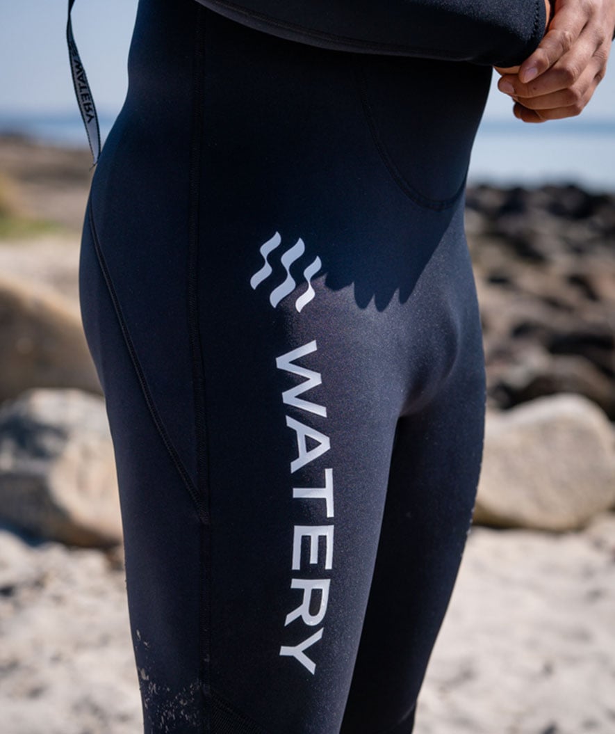 Watery heren wetsuit - Hedgehog (3mm) - Zwart