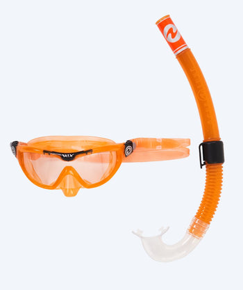 Aqualung Combo kind snorkelset (4-8) - Combo Mix - Oranje/zwart
