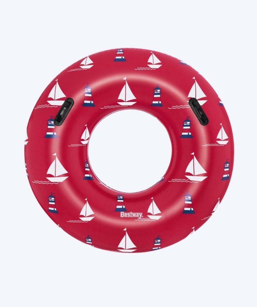 Bestway opblaasbare ring - Nautical - Rood