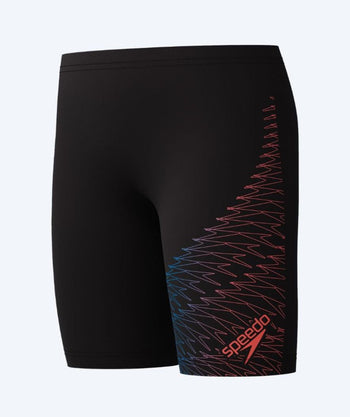 Speedo jongens zwemjammer - Medley Logo - Zwart/Roze