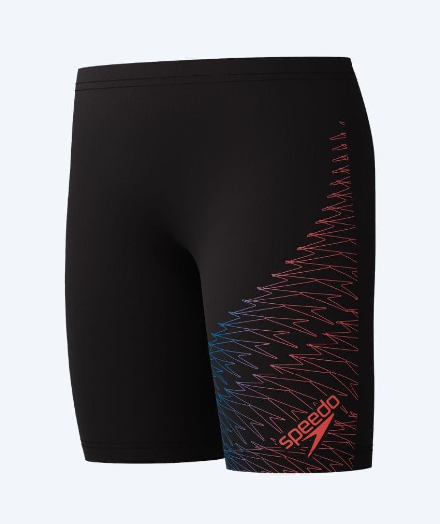 Speedo jongens zwemjammer - Medley Logo - Zwart/Roze