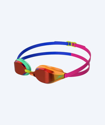 Speedo zwembril - Fastskin Speedsocket 2 Mirror - Groen/oranje