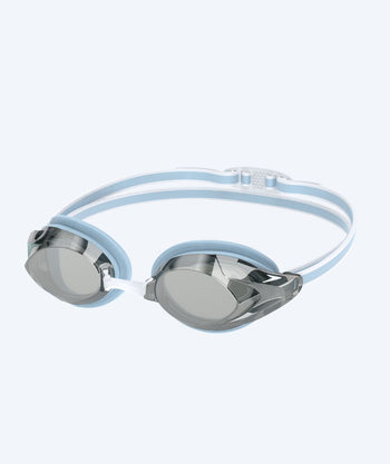 Speedo Elite zwembril voor dames - Vanquisher 3.0 Mirrored - Lichtblauw/zilver