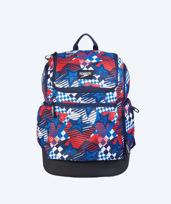 Speedo zwemtas - Teamster 2.0 35L - Blauw/rood