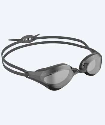Watery Elite zwembril - Rattle Pro - Zwart (Smoke lens)