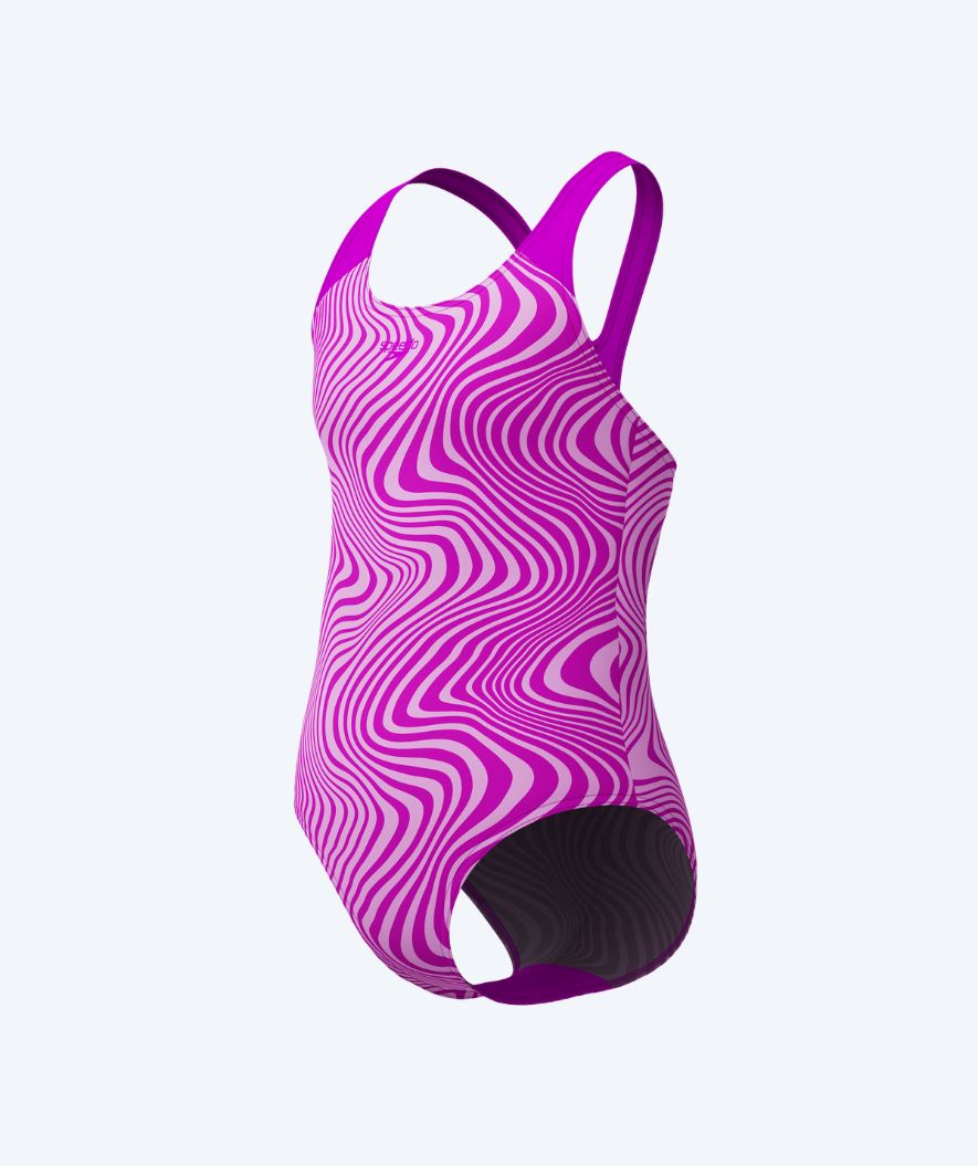 Speedo meisjes badpak - Allover Digital Splashback - Roze