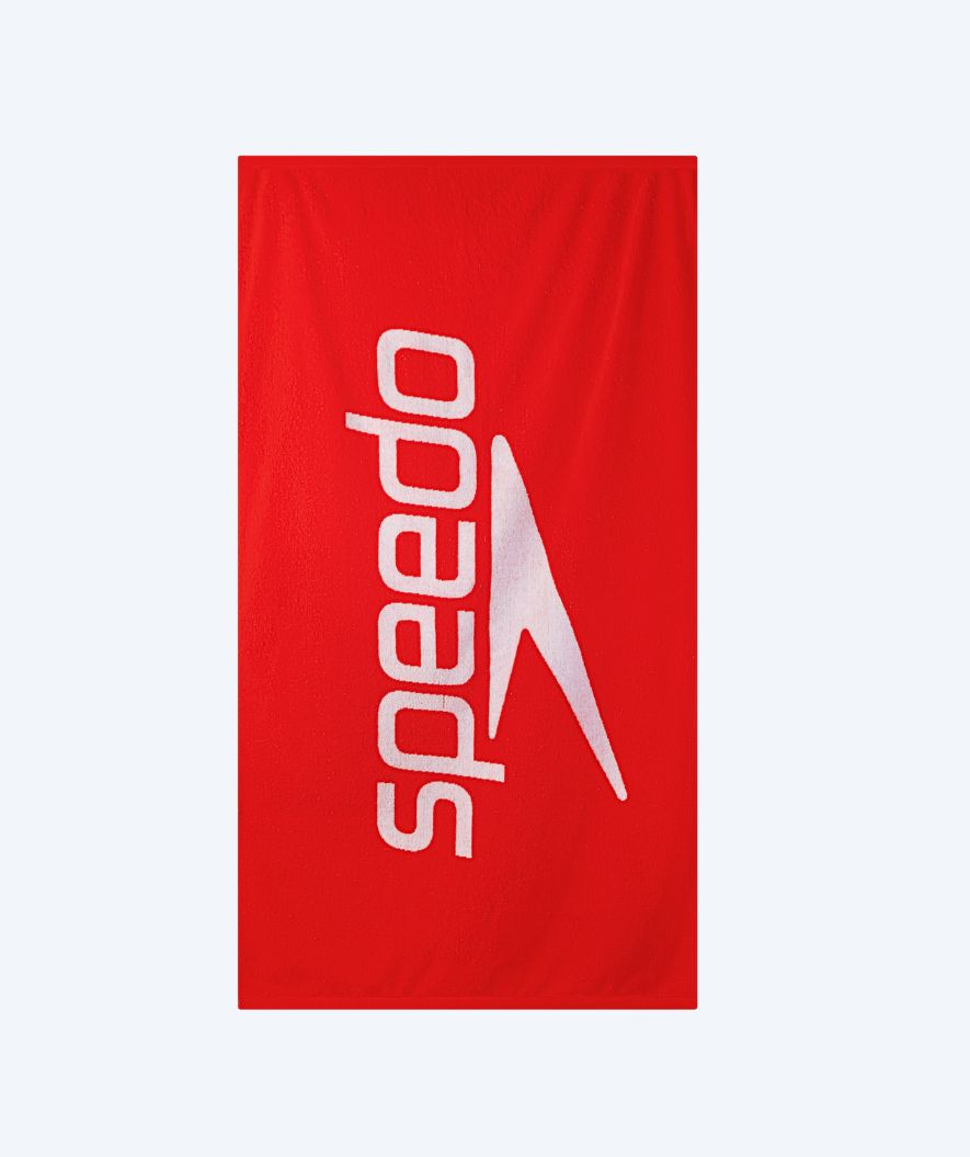 Speedo badhanddoek - Logo - Rood/wit