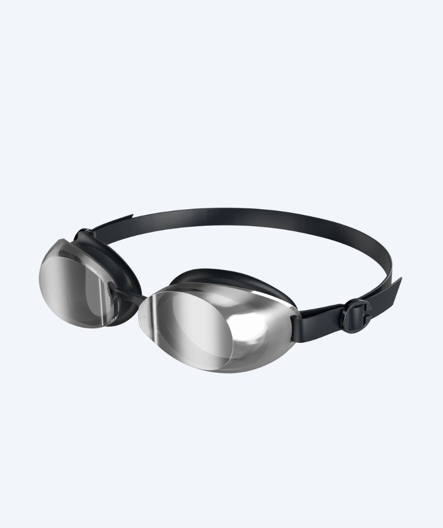 Speedo training zwembril - Jet 2.0 - Zwart/zilver (Mirror lens)