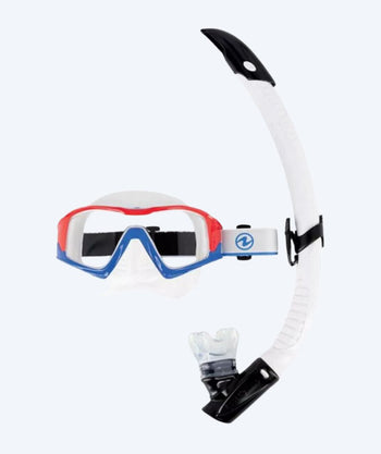 Aqualung volwassenen snorkelset - Vita - Zwart/wit