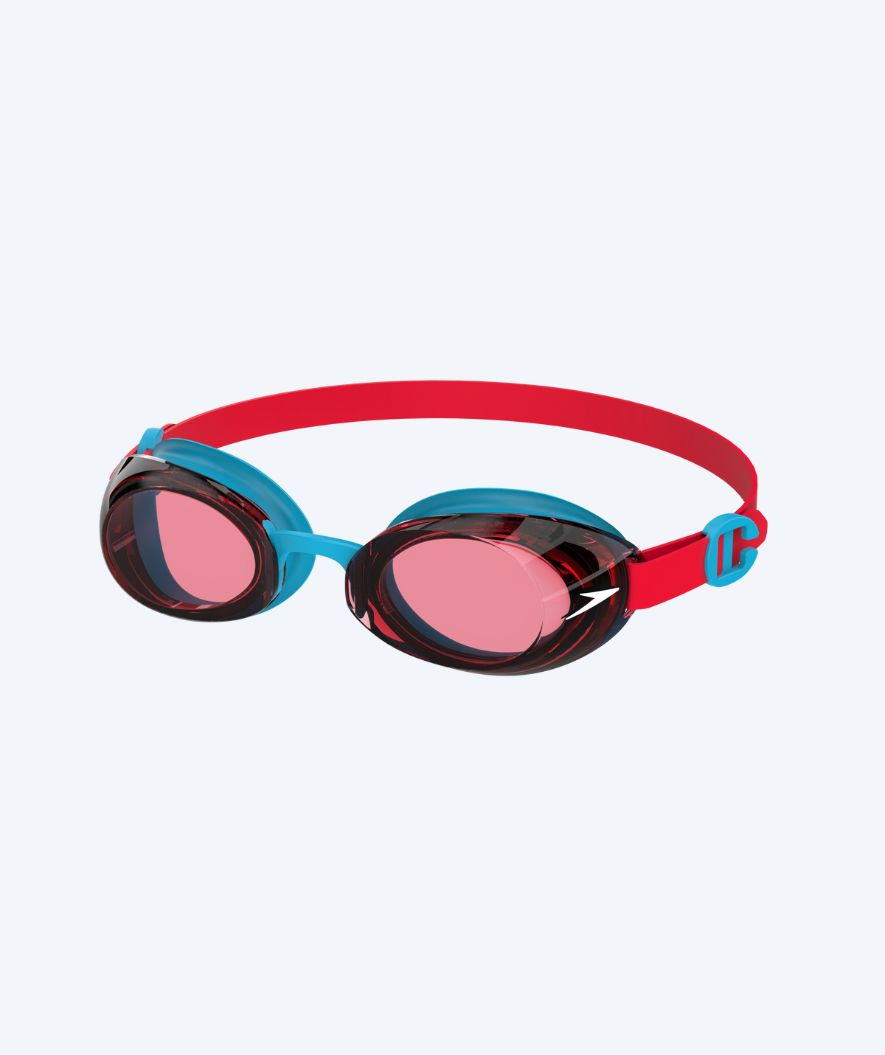 Speedo kind zwembril (6-14) - Jet 2.0 - Blauw/rood