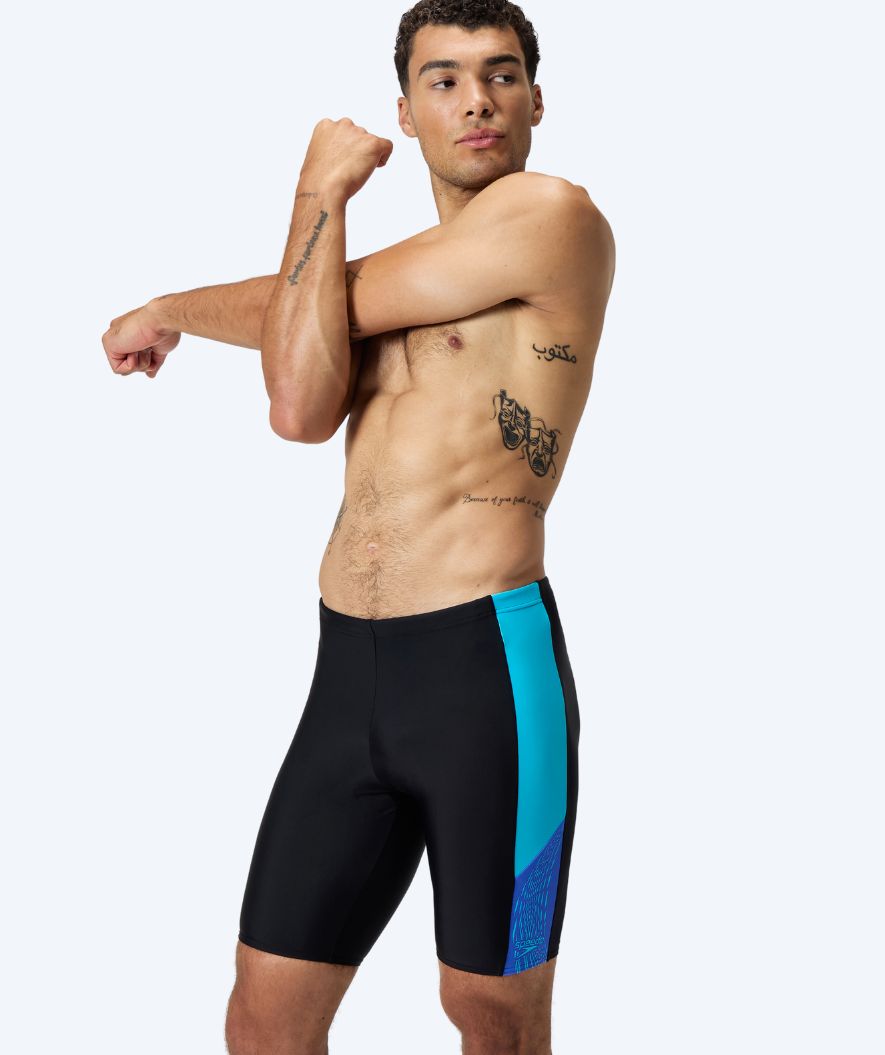 Speedo heren zwemjammer - Dive - Zwart/Lichtblauw