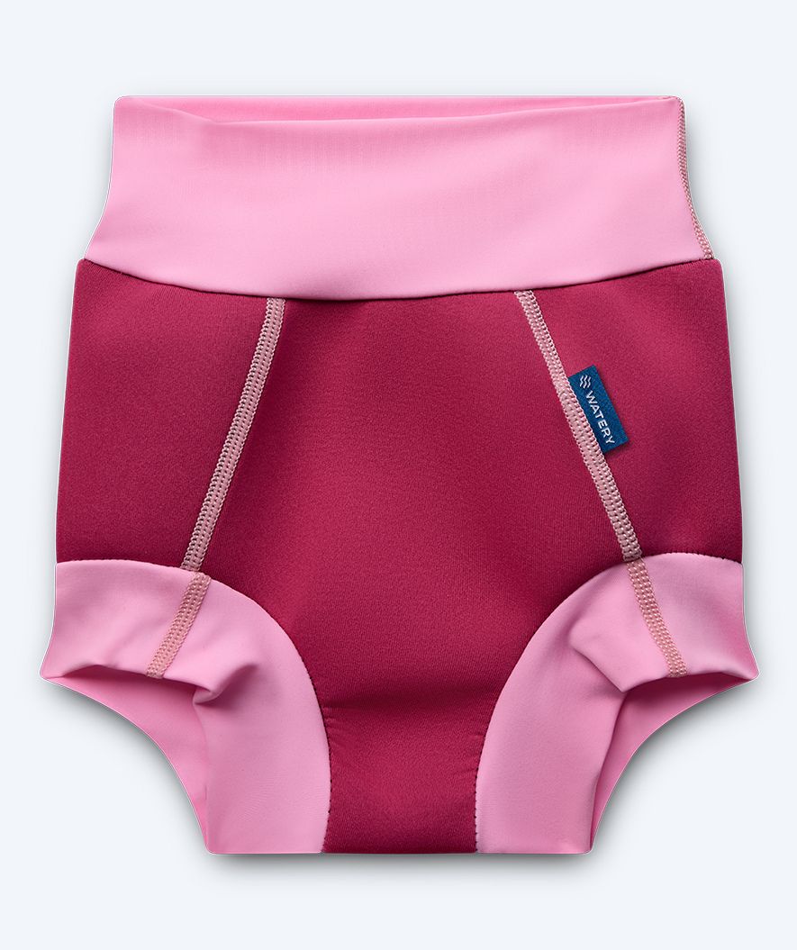 Watery zwemluiers - Neopreen Swim Nappy - Atlantisch Roze