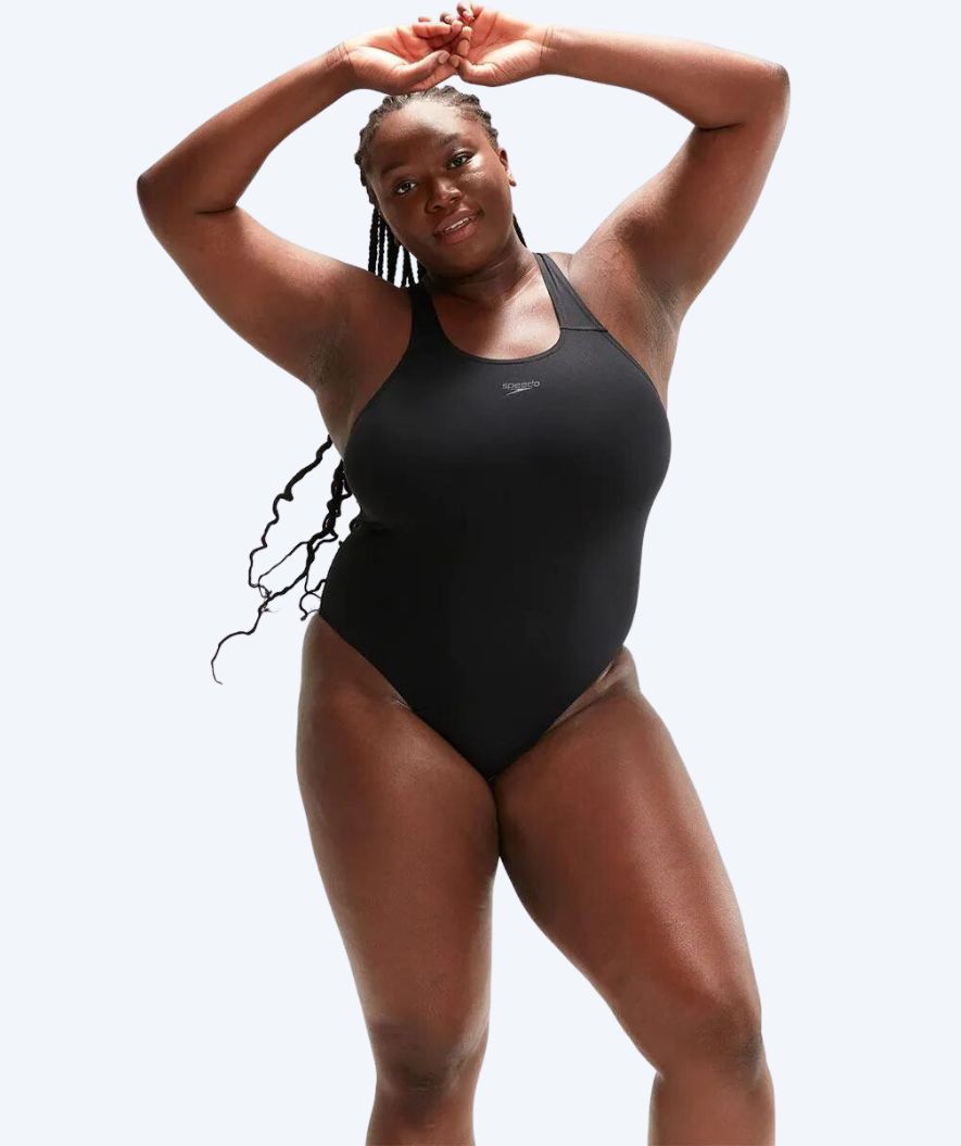 Speedo dames badpak grote maten - Endurance+ Medalist - Zwart