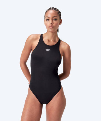 Speedo dames badpak - Endurance V-Back - Zwart