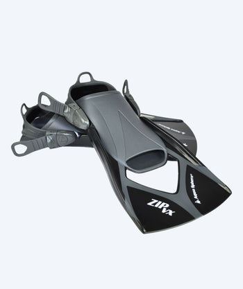 Aquasphere zwemflippers - Zip VX - Zwart/grijs