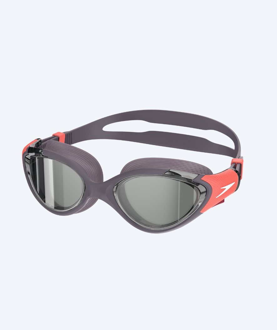 Speedo motion zwembrillen voor dames - Biofuse 2.0 Mirror - Paars/oranje