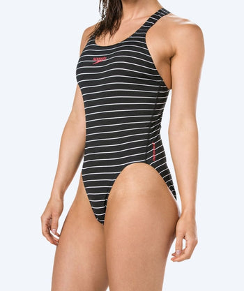 Speedo dames badpak - Endurance+ Medalist - Zwart/wit