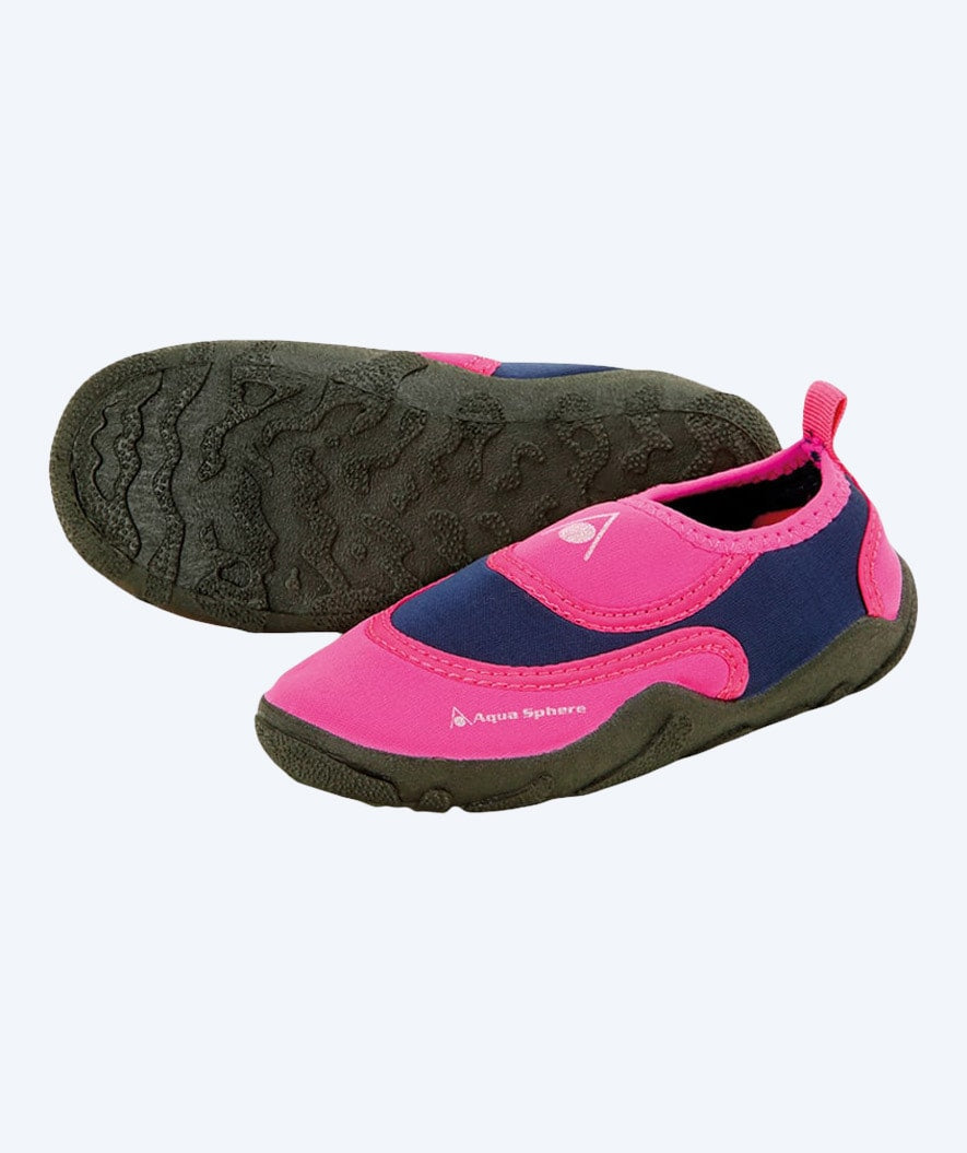 Aquasphere kind neopreen waterschoenen - Beachwalker - Roze/blauw