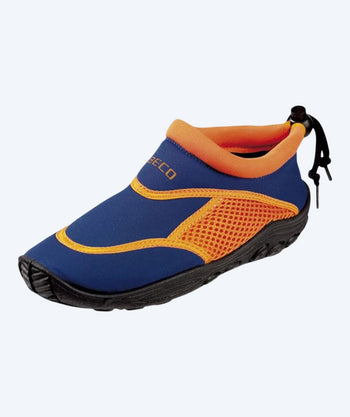 Beco kind neopreen waterschoenen - Donkerblauw/oranje