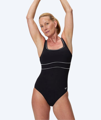Speedo dames badpak - Shaping ContourEclipse - Zwart