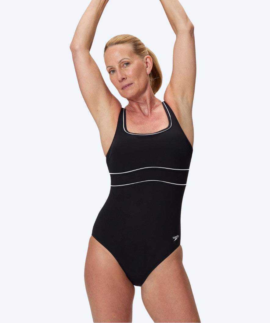Speedo dames badpak - Shaping ContourEclipse - Zwart