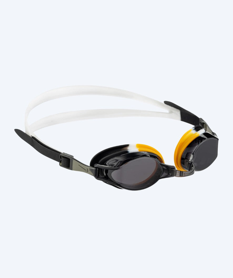 Nike junior zwembril (8-14) - Chrome - Zwart/zwart