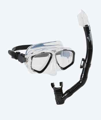Speedo volwassenen Combo snorkelset - Adventure - Zwart