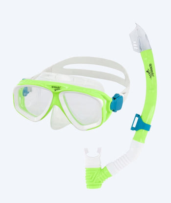 Speedo kind Combo snorkelset (6-16) - Adventure - Groen/helder