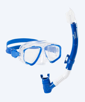 Speedo kind Combo snorkelset (6-16) - Adventure - Blauw/helder