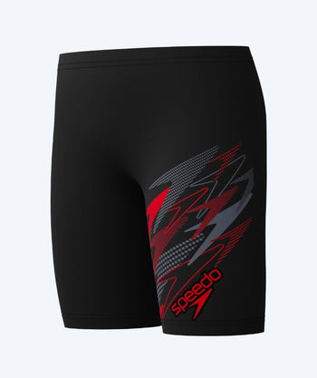 Speedo jongens zwemjammer - Medley Logo - Zwart/grijs