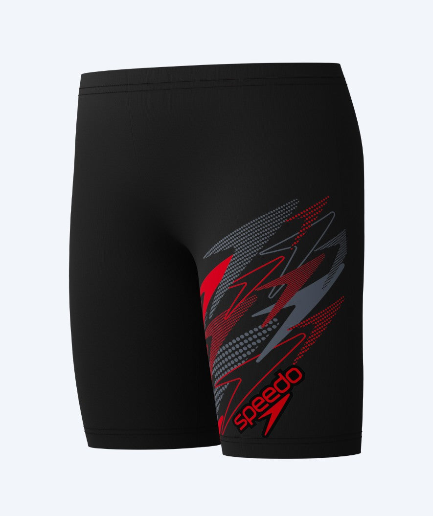 Speedo jongens zwemjammer - Medley Logo - Zwart/grijs