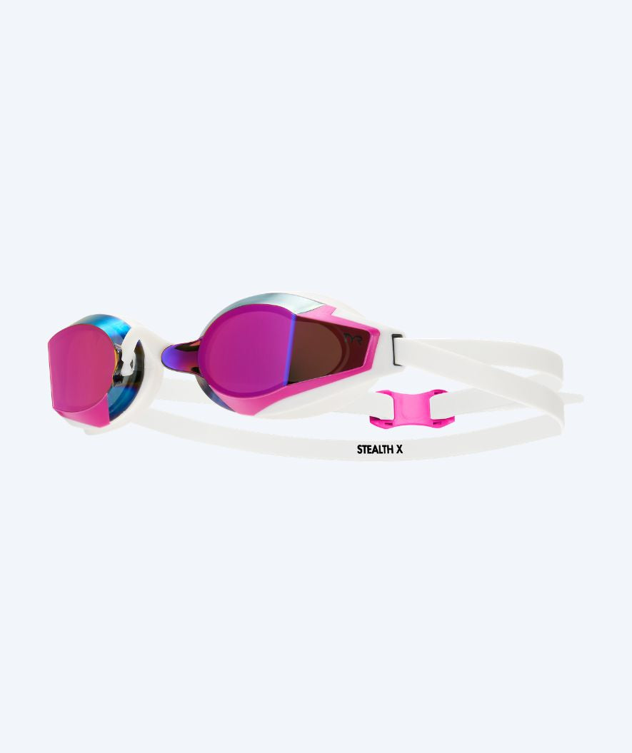 TYR zwembril - Stealth X Mirrored - Wit/roze