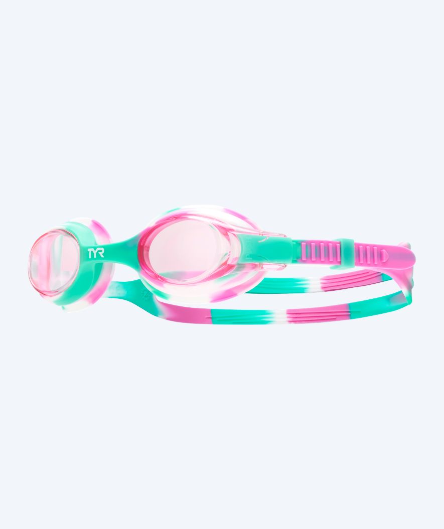TYR kind zwembril - Swimple - Groen/Roze