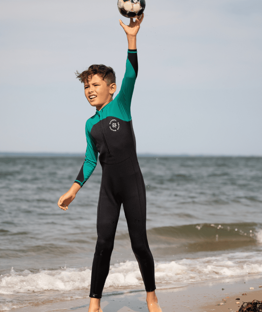 Watery kind UV wetsuit - Calypso Full-Body - Blauw/donkerblauw