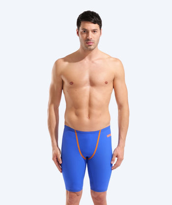 Arena heren wedstrijd zwembroek - Primo - Blauw/oranje