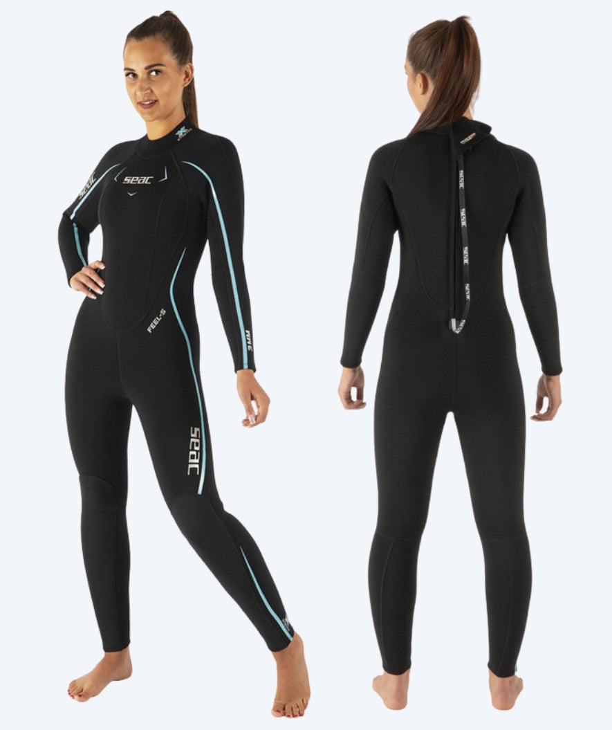 SEAC dames wetsuit - Feel-S (3mm) - Zwart/wit