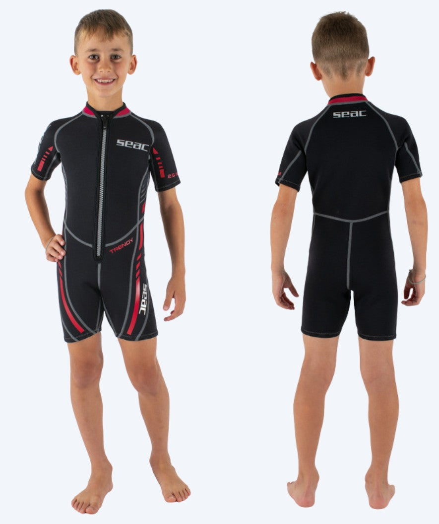 SEAC kind wetsuit - Trendy (2,5mm) - Zwart/rood