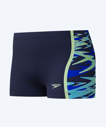 Speedo jongens zwemboxers - Hyperboom Splice - Donkerblauw/Lichtblauw