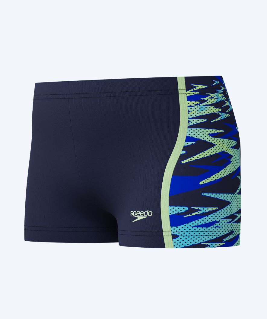 Speedo jongens zwemboxers - Hyperboom Splice - Donkerblauw/Lichtblauw