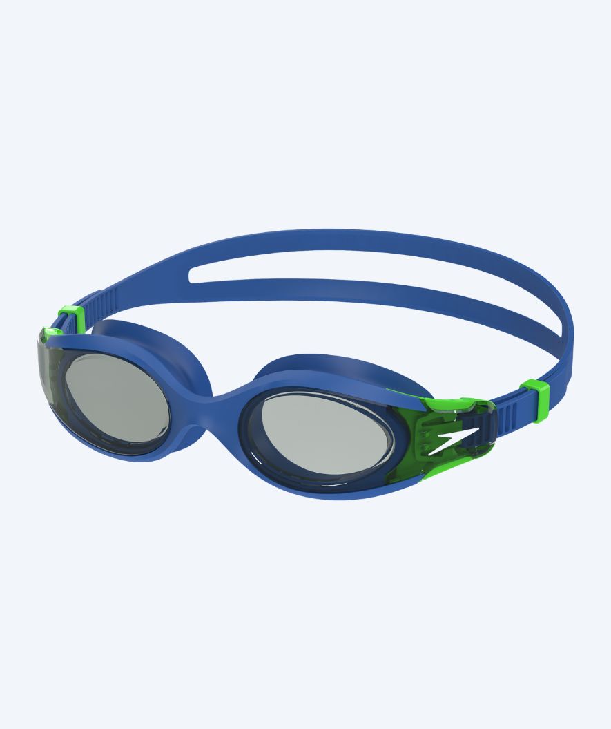 Speedo kind zwembril (6-14) - Hydrosity 2.0 - Donkerblauw/Groen (Smoke lens)