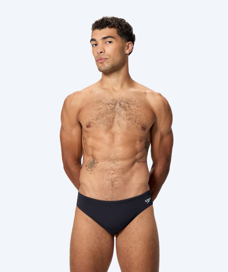 Speedo heren zwemslip - Endurance Logo - Zwart