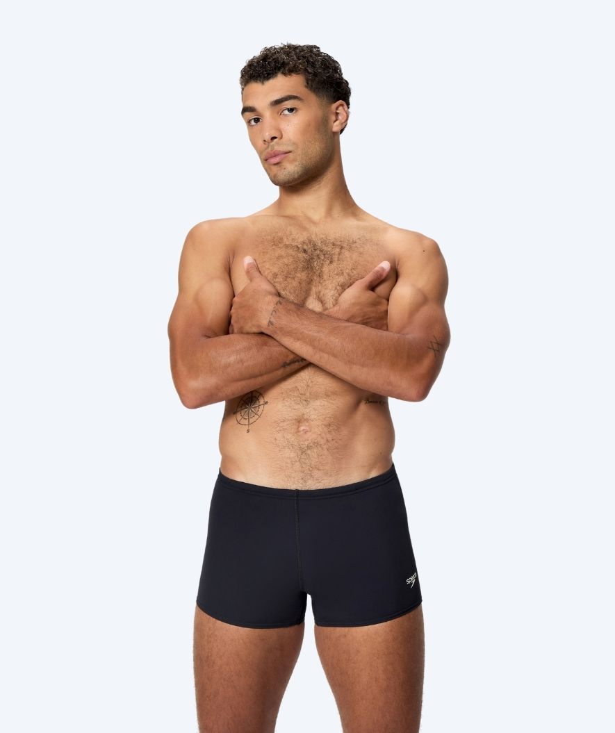 Speedo heren zwemboxers - Endurance Logo - Zwart