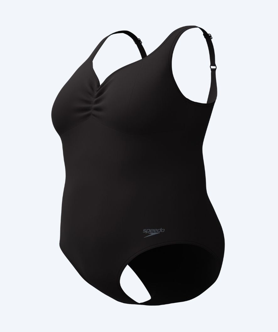 Speedo dames plus size badpak - Shaping AquaNite - Zwart