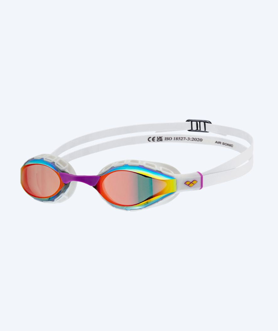 Arena Elite zwembril - Air Sonic Mirror - Wit/Multi