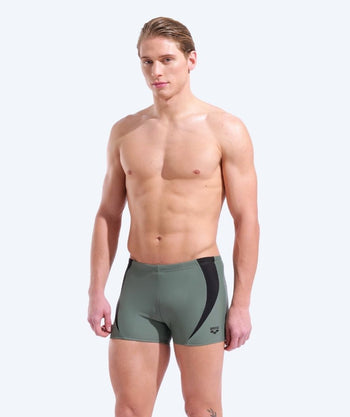 Arena heren zwemboxers - Kikko Panel - Groen/zwart