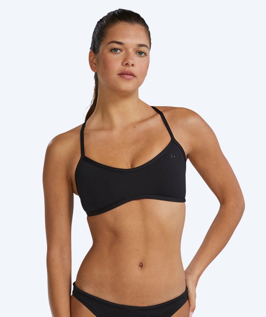 TYR dames bikinitop - Durafast Elite Trinity - Zwart